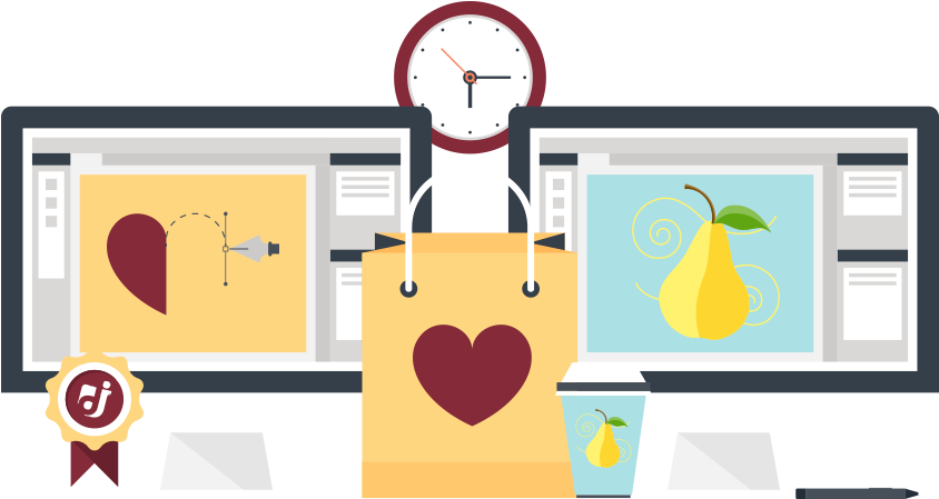 Illustration And Design For Promotional Material And - Product (1200x450)