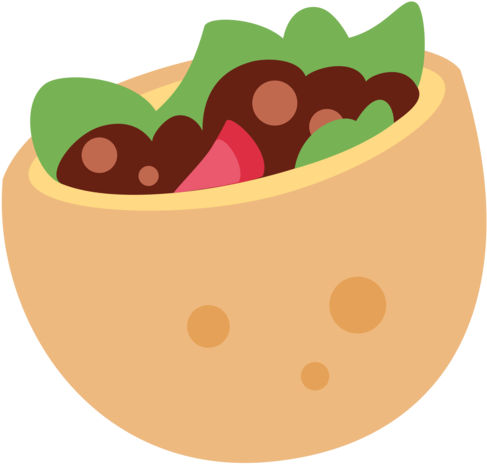 Twitter - Pita Pocket Clip Art (512x512)