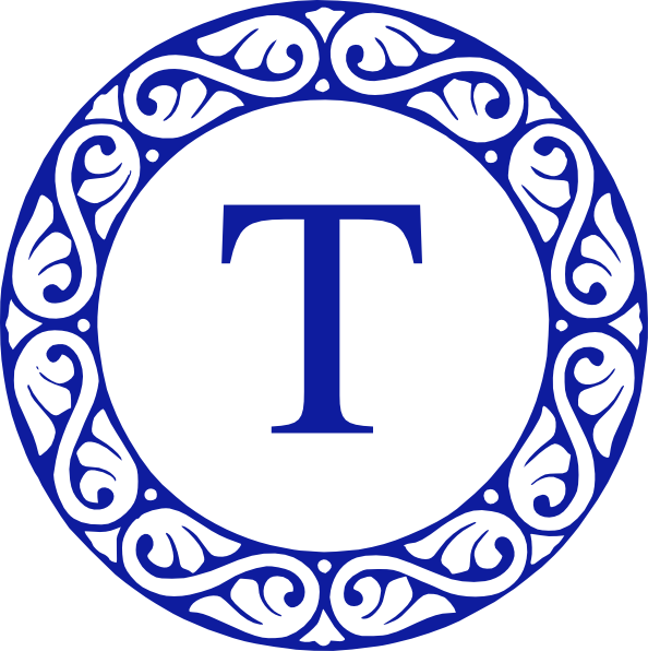 Letter T Monogram (594x596)