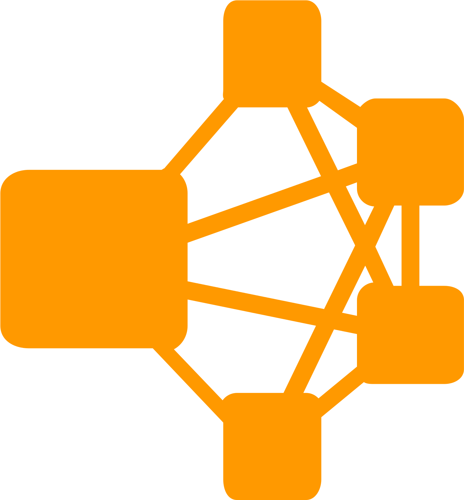 Computer Cluster Icon - Aws Emr (2000x2000)