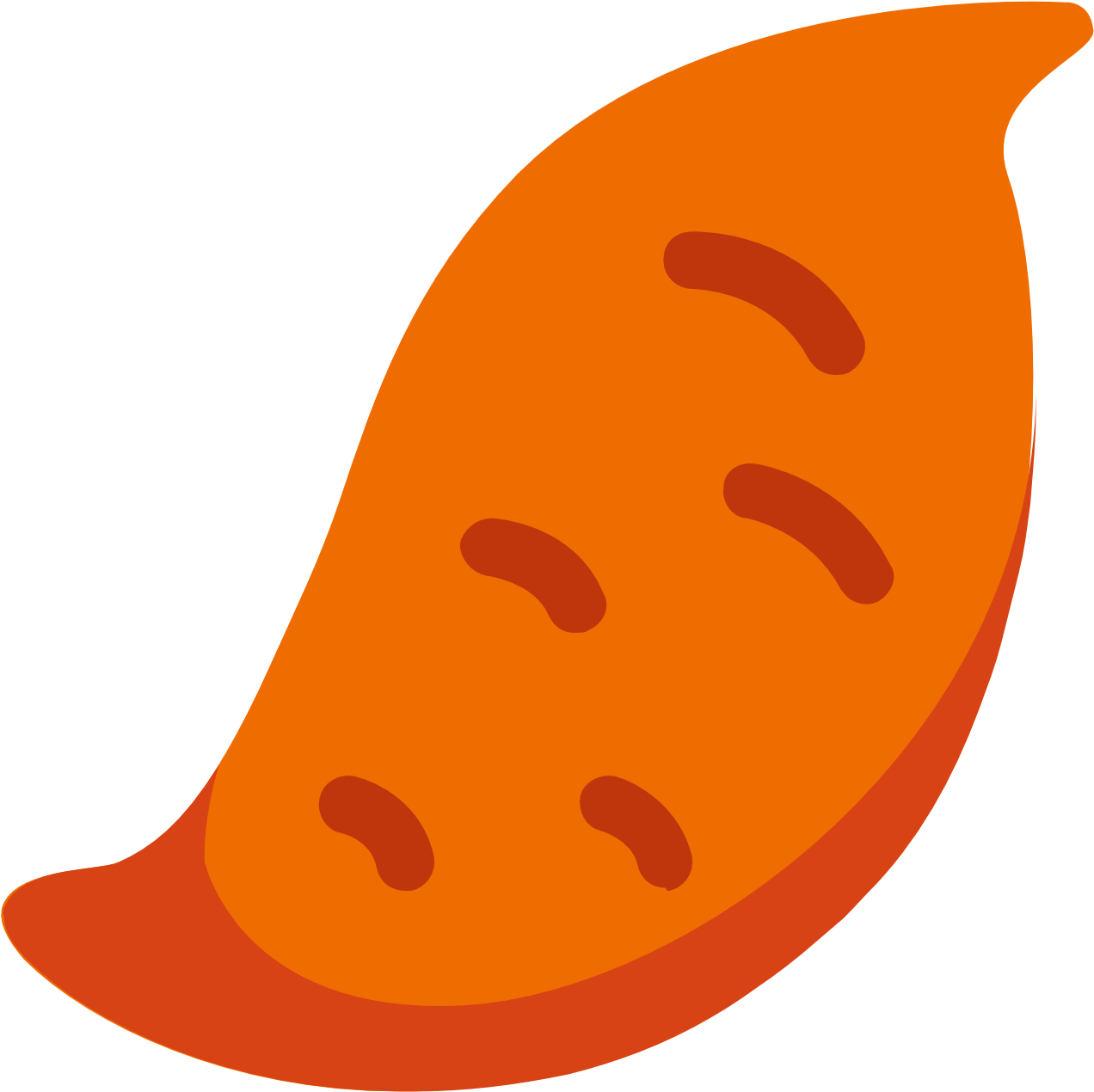 Ice Cream Computer Icons Sweet Potato - Sweet Potato Icon (1600x1600)