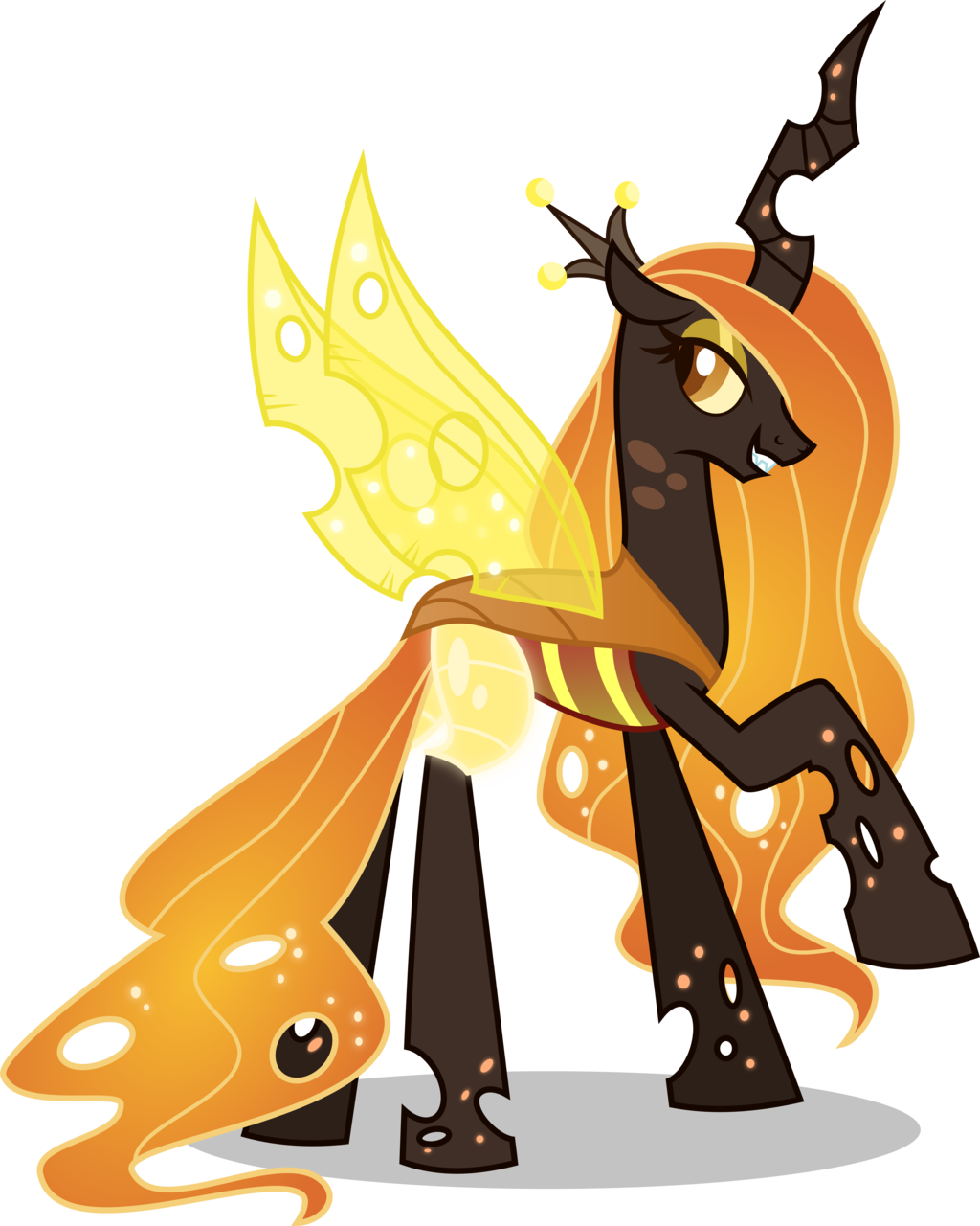 Ampersandxyz 560 63 [au] Queen Celestia - Mlp Au Celestia And Luna (1024x1280)