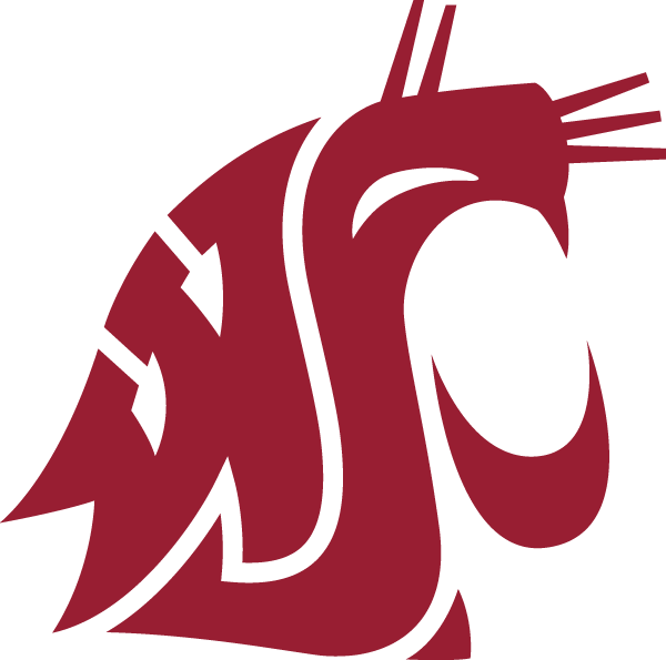 Cougar Head Spirit Mark - Washington State Cougars Logo Vector (600x595)