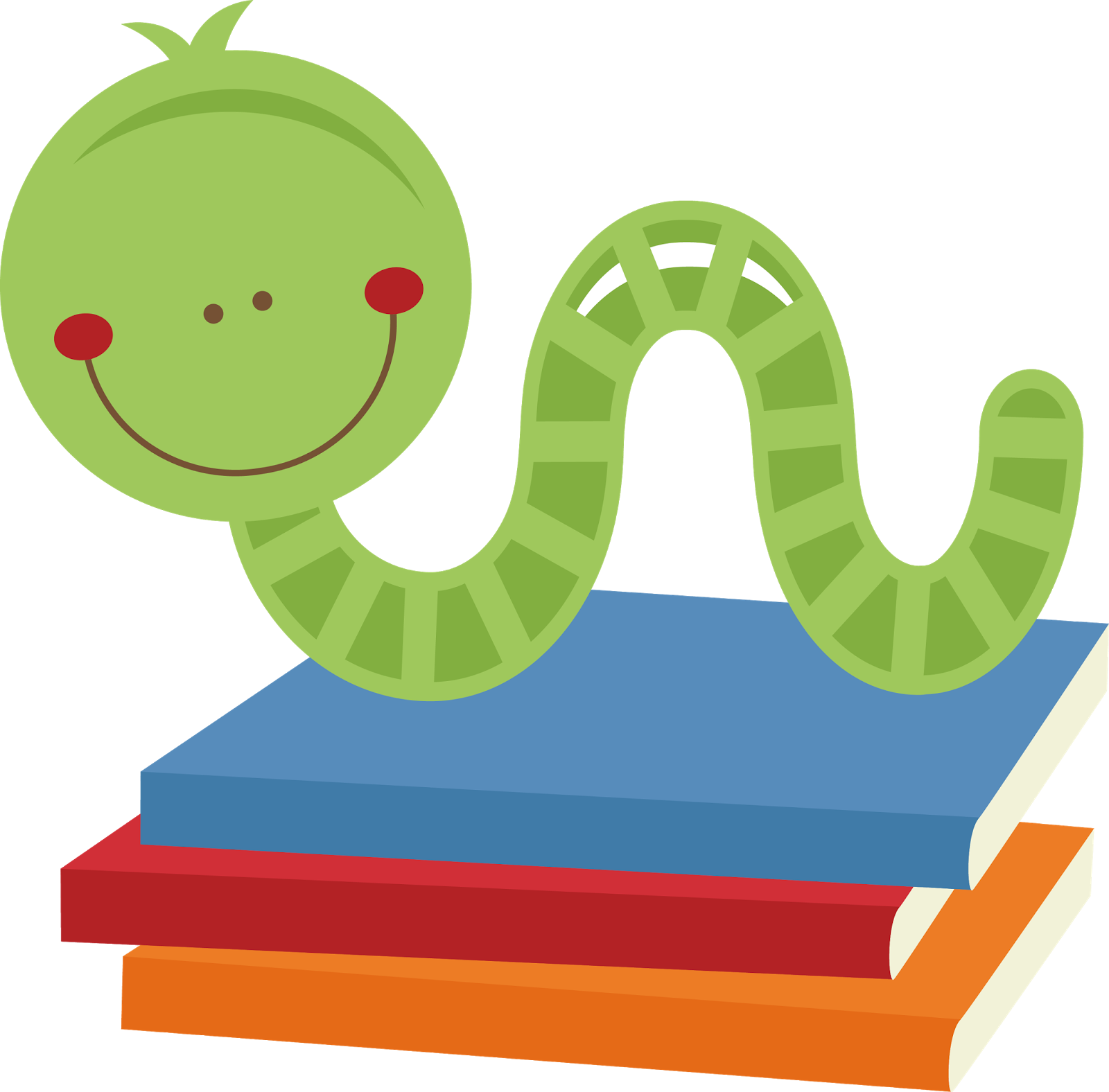 For My Layout I Used One Of The Many Fabulous School - Cute Book Worm Clipart (1600x1576)