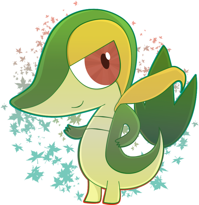 Snivy By Ecokitty - Lugia (818x889)