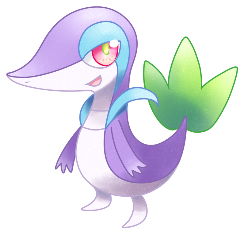 Custom Shiny Snivy By Pastelfruits - Cartoon (894x894)