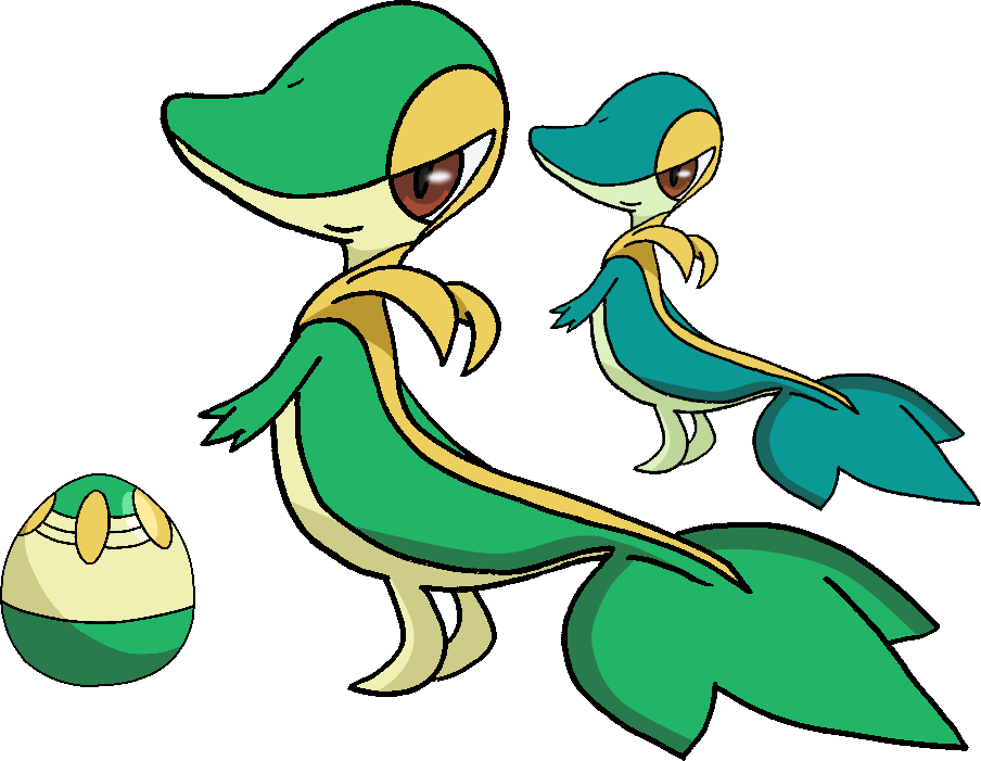495 - Snivy - Art V - 2 By Tails19950 - Pokemon Snivy Egg (904x701)