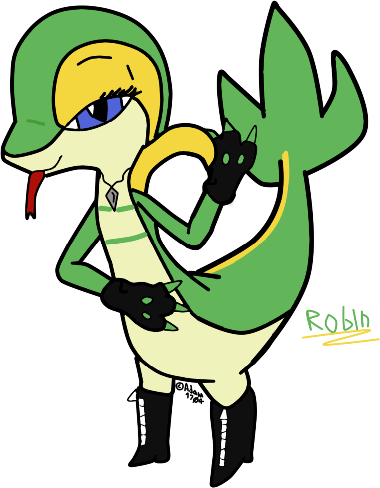 Shiny Snivy Rob - Snivy (900x1087)