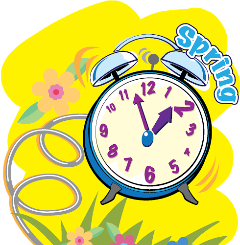 Clock Daylight Saving Time In The United States Clip - Clock Daylight Saving Time In The United States Clip (500x500)