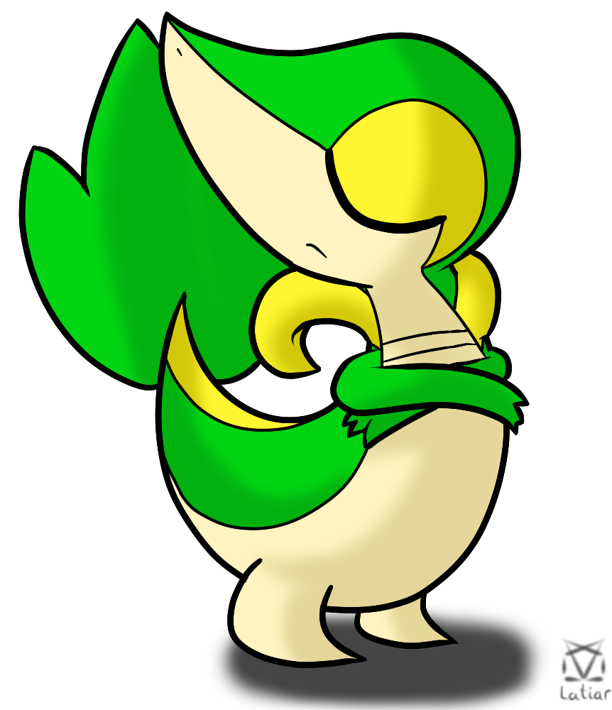 Snivy Is Not Impressed - Snivy Deviantart (868x1000)
