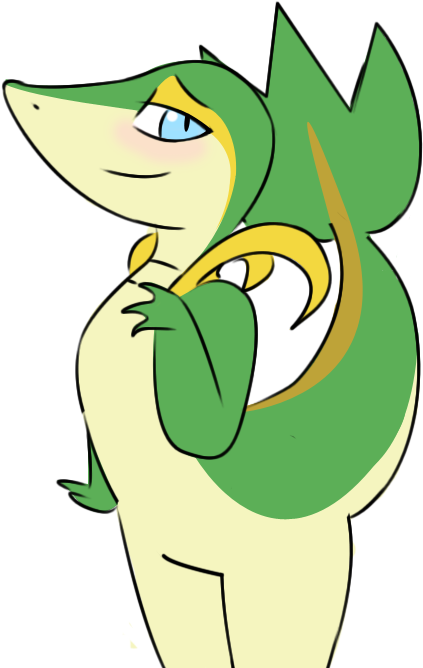 Pokemon Female Snivy Pregnant Images - Cartoon (480x752)