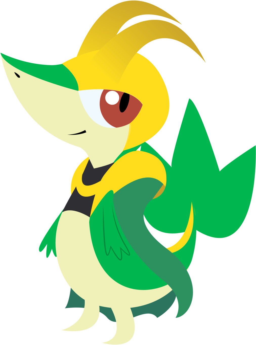Pokemon Snivy And Scraggy Images - Cartoon (1024x1378)