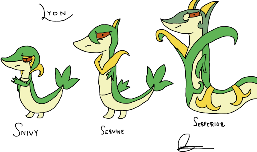 Evolved Form Of Snivy (900x563)
