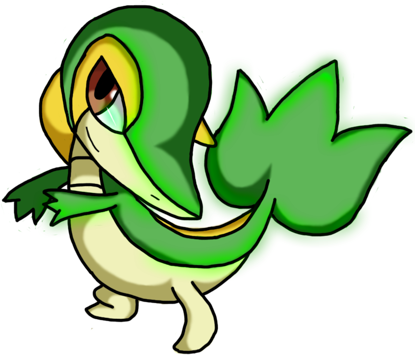 Chibi Pokemon Snivy Images - Snivy Png (894x893)