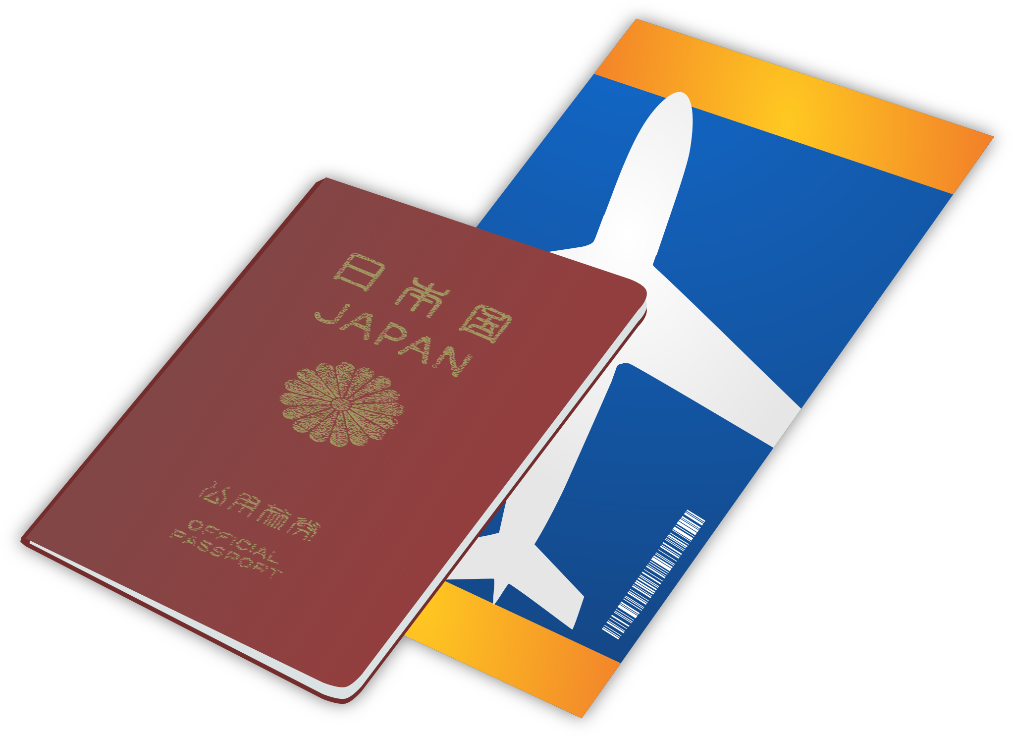Passport And Ticket - Top World Powerful Passports (2400x1735)