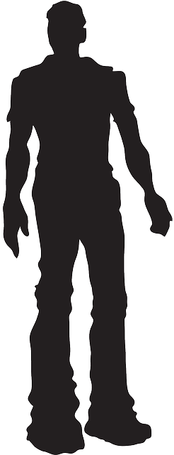Man, Silhouette, Male, Person, Standing, Pose - Standing (320x640)