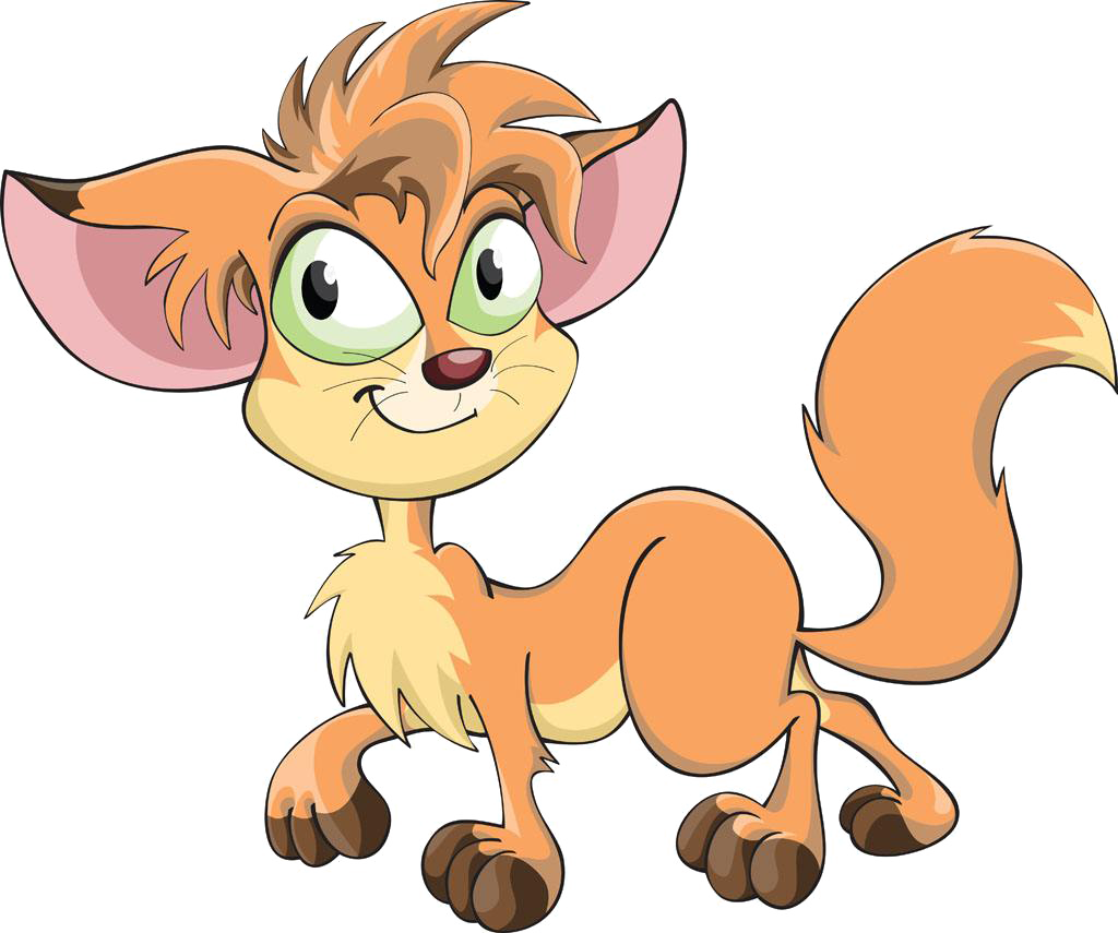 Cartoon Fox Illustration - Cartoon Fox Illustration (1024x855)