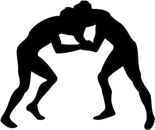 Professional Wrestling Clip Art - Wrestling Silhouette (720x480)