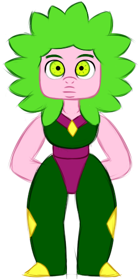 [su] Watermelon Tourmaline By Amberpone - Cartoon (280x550)