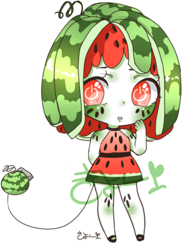 Watermelon Food Ikon [closed] By Coffee-kiyo - Illustration (894x894)
