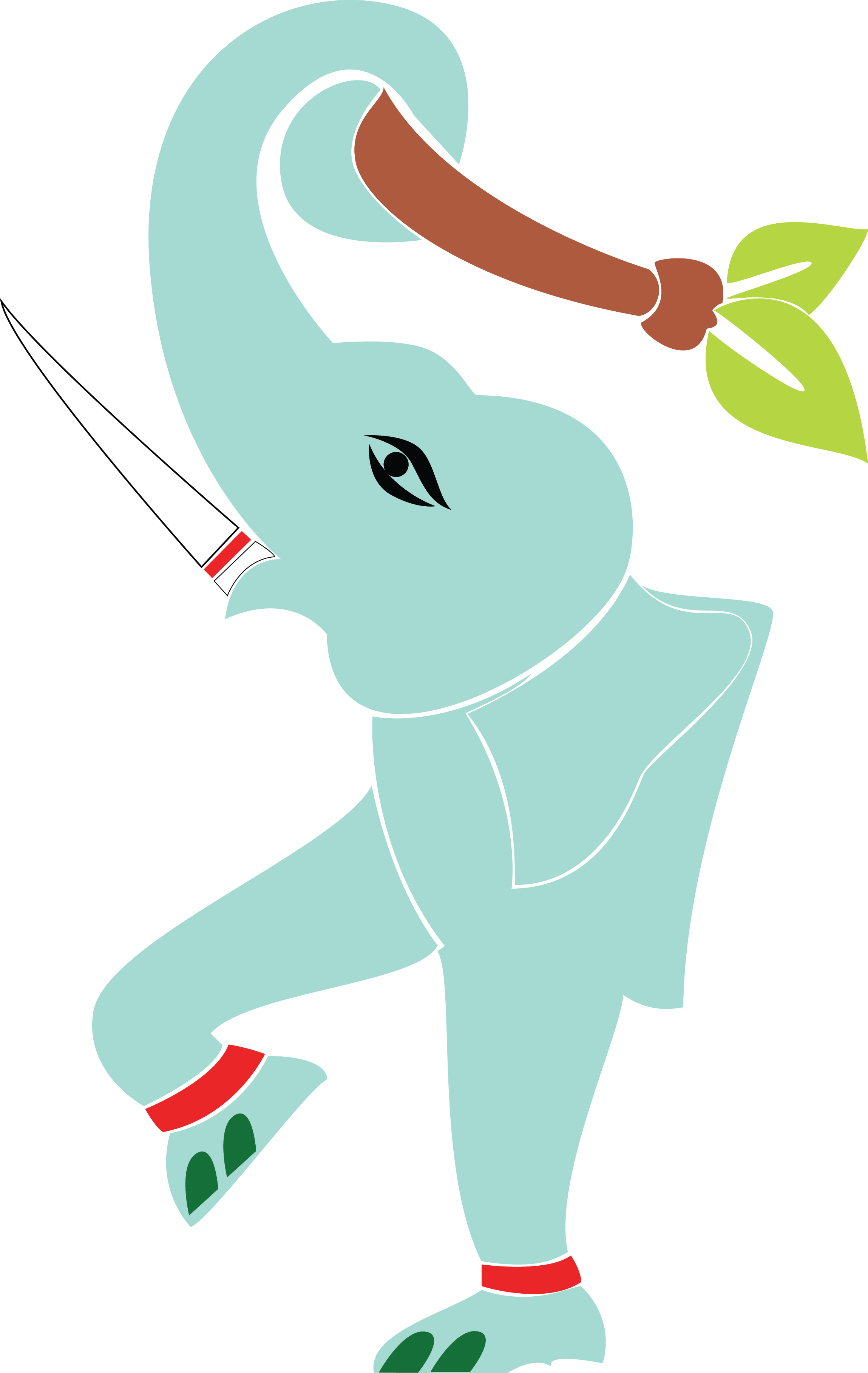 Indian Elephant (2298x3634)