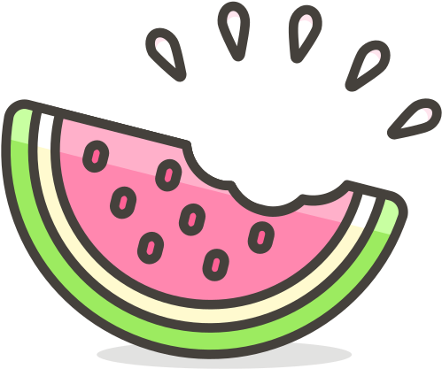 Watermelon Emoji - Watermeloen Emoji (512x512)
