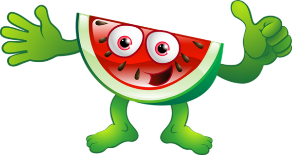 Pastèque - Watermelon - Cartoon - Watermelon (600x319)