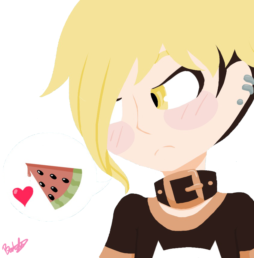 Chris Want Watermelon By Bratcole - Cartoon (845x860)