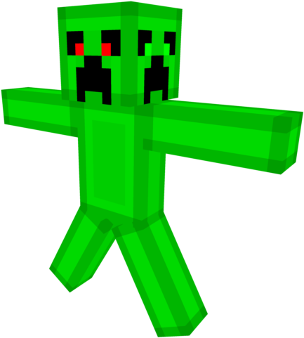 Cartoon Creeper By Epicemgar - Minecraft Creeper Cartoon (640x640)