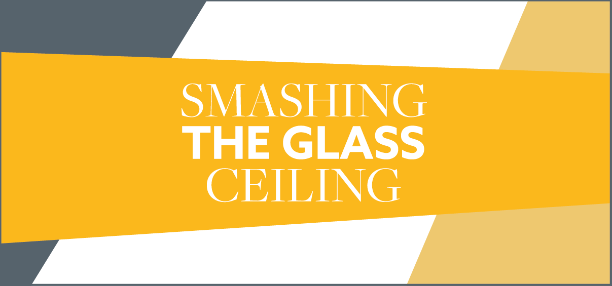 Smashing The Glass Ceiling Graphic Design (1207x565) Png Clipart