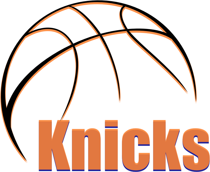 Basketball Tickets For The New York Knicks And The - Basketball Clipart Black And White (1024x960)
