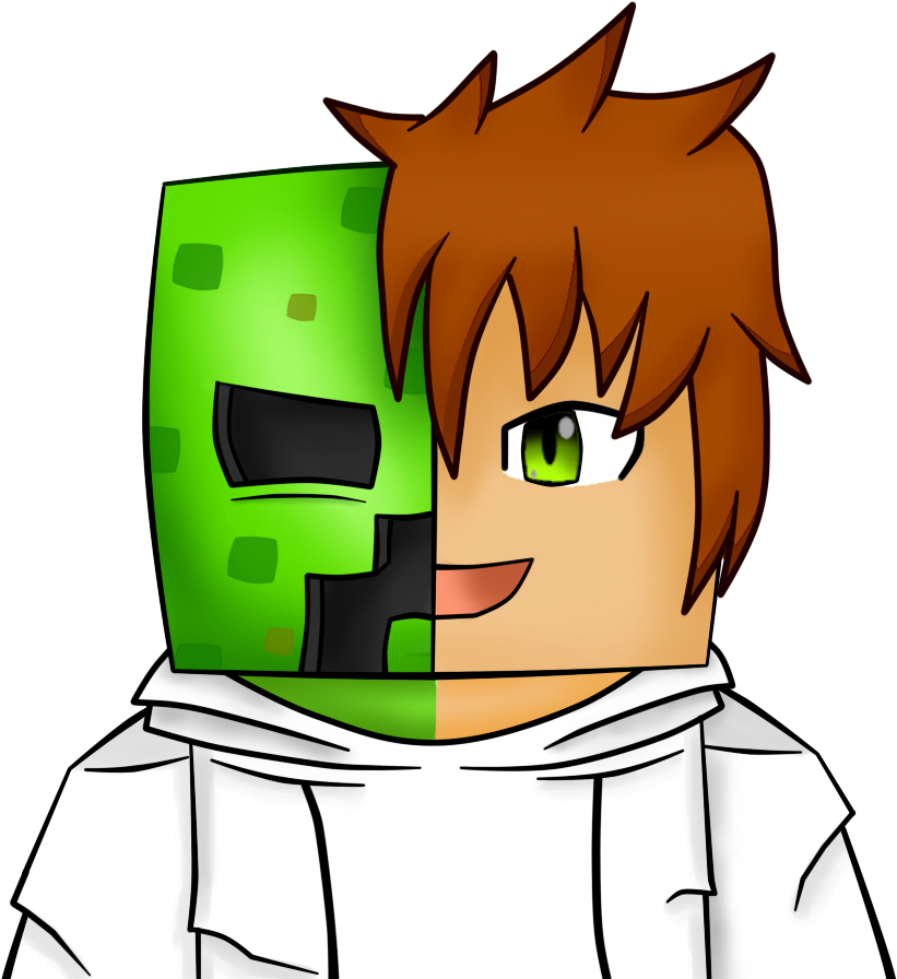 Minecraft By Pzicosis - Cartoon (1000x1000)