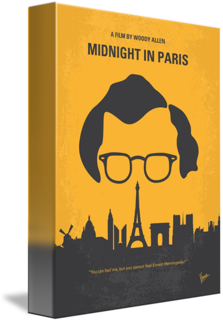 Woody Allen's Films Minimalist Poster (450x650)