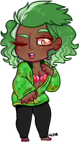 Redraw Creeper Girl By Sugahfox - March 31 (404x664)