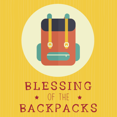 Students And Educators Of All Ages Welcome - Blessing Of The Backpacks (397x396)