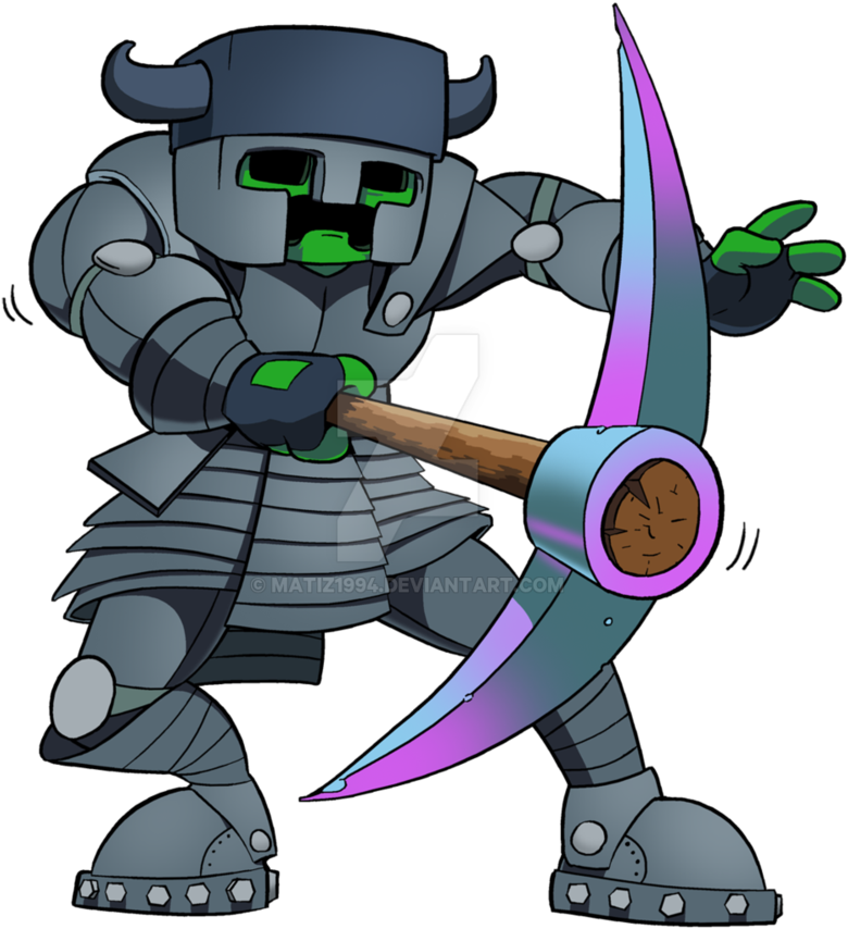 Humanoid Creeper In Armor By Matiz1994 - Humanoid (858x932)