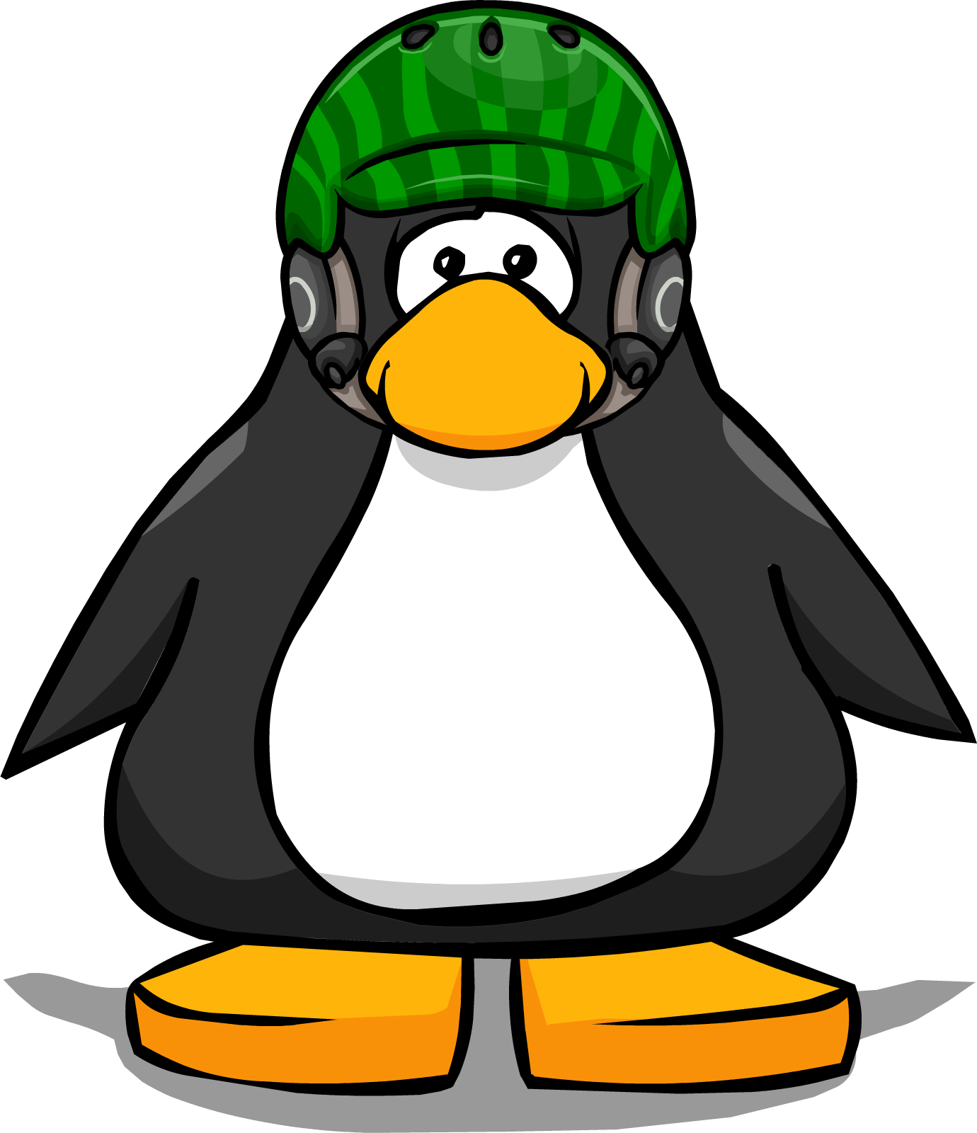 Watermelon Helmet Pc - Club Penguin Tour Guide Hat (1380x1600)