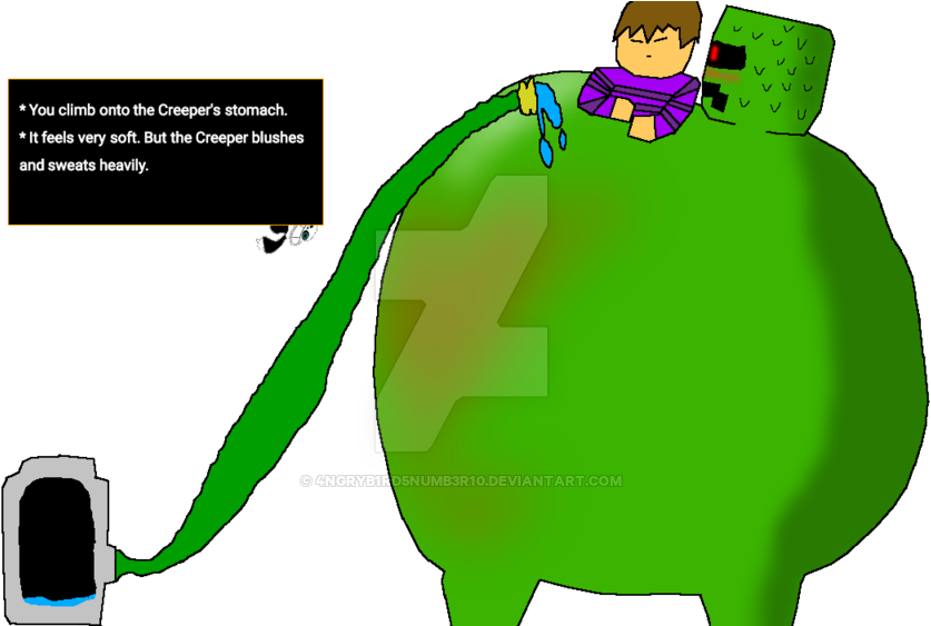 Things' Are Getting Less Frisky By 4ngryb1rd5numb3r10 - Creeper Inflation (1024x562)