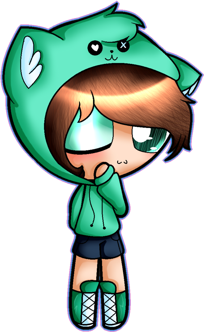 Sofia Gamer Ppg The Creeper Girl By Puffedbluewings - Gamer (738x1083)