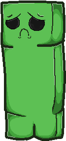 Creeper Sad Noow By Trickedd4rk - Illustration (432x441)