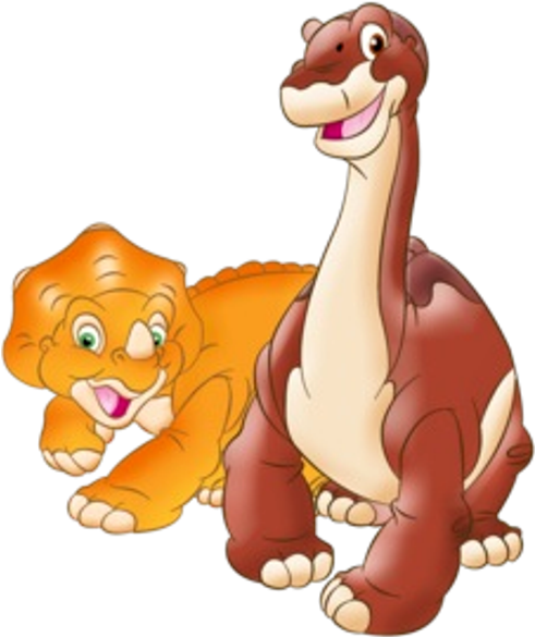 Dinosaur Funny Cartoon Animal Images - Land Before Time Characters (600x600)