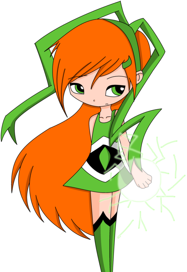Green Vortex By Polkadot-creeper - Cartoon (763x1048)
