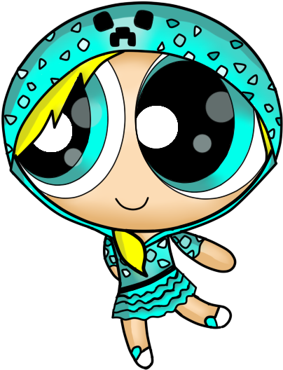 Creeper Girl By Lagrima De Fuego - Cartoon (500x768)