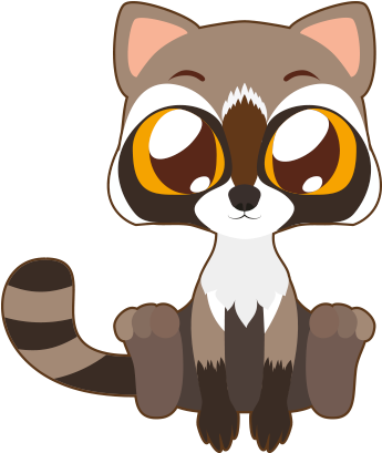 Whiskers Raccoon Clip Art - Whiskers Raccoon Clip Art (595x595)