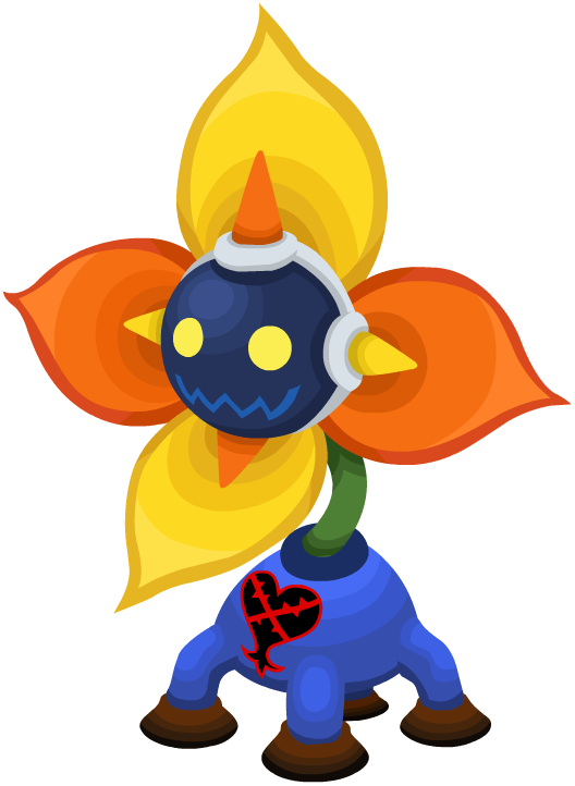 Creeper Plant Khx - Kingdom Hearts Flower Heartless (842x1097)