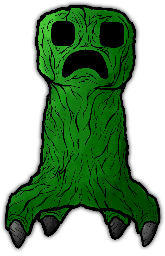 Realistic Creeper - Minecraft Creeper Animation Png (850x1169)