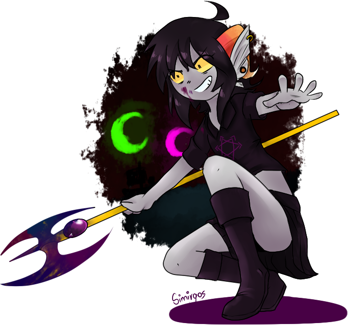 By The Light Of The Alternian Moons By Polkadot-creeper - Cartoon (716x669)