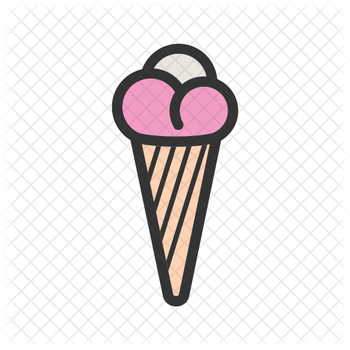 Icecream Cone Icon - Ice Cream (512x512)