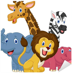 Cartoon Baby Animal Group (400x400)