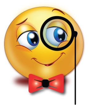 Professor Big Glasses Sticker - Android (384x384)